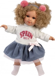 Păpușă realistă Llorens Elena cu corp textil moale - 35 cm