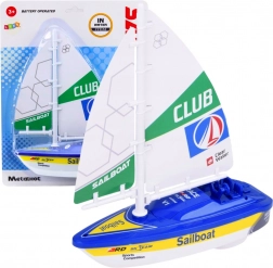 Velă cu Propulsie Turbină pe Baterii Albastră