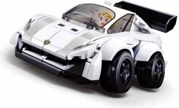 Set de construcție Sluban Mașină Sport Albă