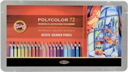 Creioane colorate artistice Koh-i-noor Polycolor 72 buc