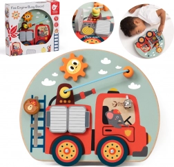 CLASSIC WORLD panou de activități multifuncțional 6-în-1 – pompieri