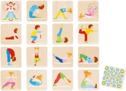 Goki pexeso din lemn Gimnastică