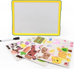 Tablă de desene magnetică pentru copii cu animale