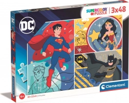 Puzzle 3×48 piese DC Comics