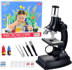 Microscop educațional pentru copii 300× cu set de accesorii