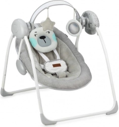 Leagăn-balansoar cu melodii MoMi LISS urs albastru