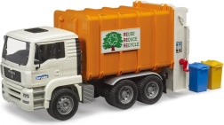 Camion de gunoi Bruder MAN TGA cu pubele 1:16