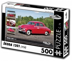 Puzzle RETRO-AUTA Škoda 1201 (1958), 500 piese
