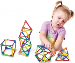 Set de construcție magnetic Woopie 70 piese