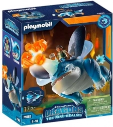 Set de figurine PLAYMOBIL DRAGONS Plowhorn & D'Angelo