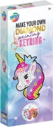 Pictură diamantată Moxy breloc Unicorn