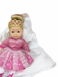 Păpușă Bambolina Molly prințesă cu 3 cântece