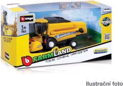 Bburago Farmland combină New Holland TC5.90 18 cm – model metalic cu accesorii