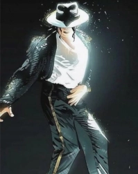 Pictură cu diamante michael jackson la concert 30 × 40 cm