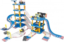 Mare garaj stație de poliție, 4 etaje, stație de alimentare, 100 de piese