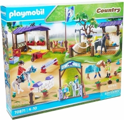 Set de figurine Country – turneu ecvestru cu spălător pentru cai