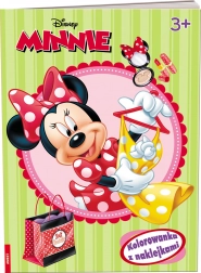 Disney Minnie Mouse carte de colorat cu autocolante