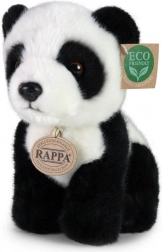 Panda de pluș așezată 18 cm eco friendly