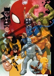 Puzzle 1000 piese MARVEL 80