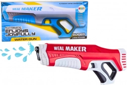 Pistolă cu apă automată roșie 350 ml