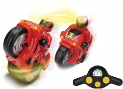 Motocicletă cu telecomandă și efecte