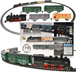 Trenuleț electric cu locomotivă și vagoane