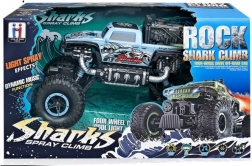Mașină RC Rock Shark cu efect de ceață – albastru