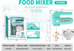 Mixer pentru copii cu teluri rotative și accesorii