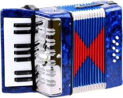 Acordeon muzical pentru copii Harmonia – Albastru