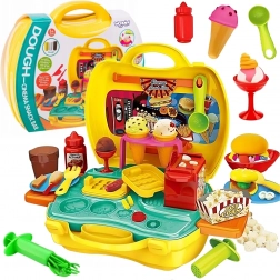Woopie set pentru prepararea gustărilor din plastilină în valiză