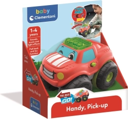 Pick-up interactiv BABY CLEMENTONI pentru cei mai mici, cu mecanism de tracțiune la întoarcere