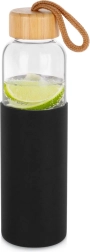 Sticlă de apă din sticlă cu husă din silicon 500 ml