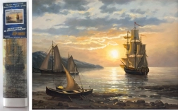 Pictură cu diamante – velier 30 × 40 cm