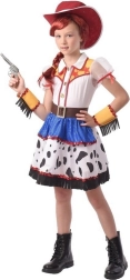 Costum de carnaval fată cowgirl 120–130 cm