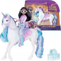 Unicorn Academy Layla și unicornul Glacier – set de joacă cu accesorii