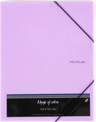 Mapă cu elastic A4 PASTELINI mov