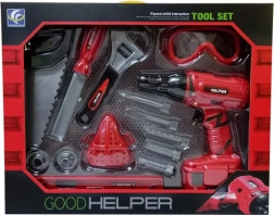 Set pentru micii meșteri – unelte cu bormașină cu acumulator