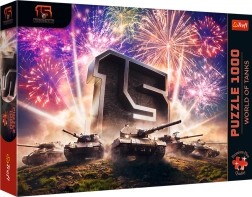 Puzzle Trefl 1000 piese – 15 ani WORLD OF TANKS