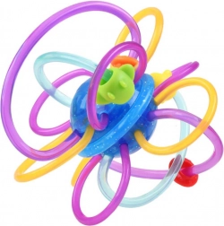 Jucărie senzorială de dentiție pentru bebeluși cu zornăitoare – Varianta B