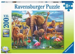 Puzzle 2D 200 piese – animale sălbatice RAVENSBURGER