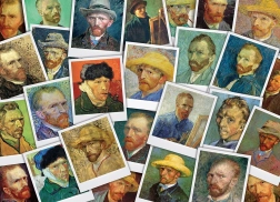EUROGRAPHICS Puzzle Autoportrete Van Gogh 1000 de piese