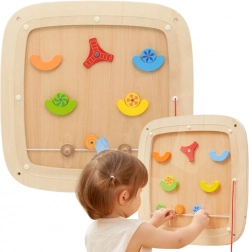 tablă senzorială de perete din lemn pinball WOOPIE