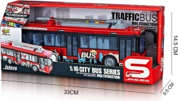 Jucărie troleibuz cu efecte luminoase și sonore