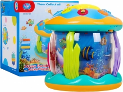 Proiector „Lumea Mării” pentru copii 3+ Lumină Cutie muzicală Ajutor pentru somn