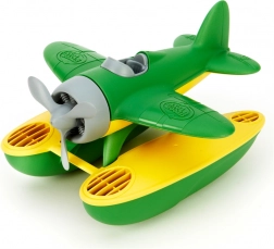 Green Toys hidroavion verde – jucărie ecologică plutitoare pentru apă