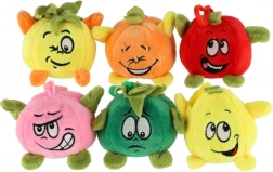 Breloc din pluș fructe 8 cm – set cu 6 modele adorabile