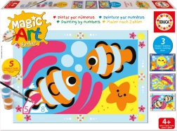 Pictură după numere: lumea subacvatică EDUCA