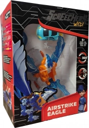 Screechers Wild! set de transformare Airstrike Eagle cu monedă