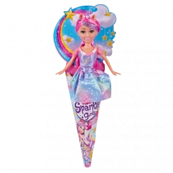 Păpușă zână-unicorn SPARKLE GIRLZ 28 cm în cornet