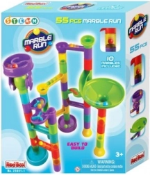 Pistă de bile din plastic, 55 piese